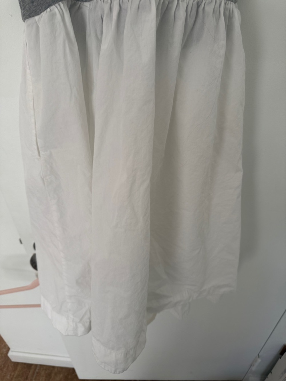 Free People Gray and White Spaghetti Strap Sundress - Picture 7 of 7
